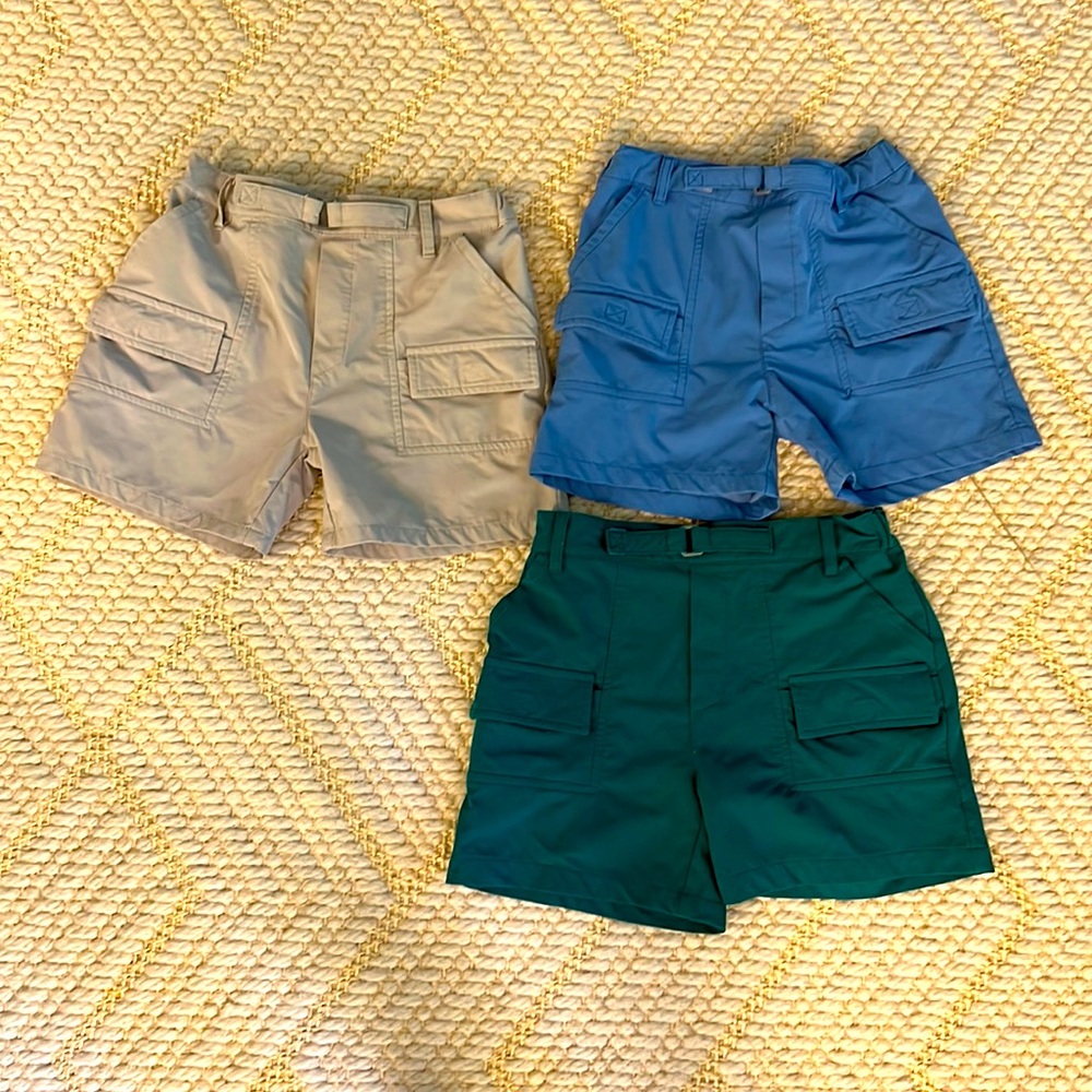 Three pairs of Prodoh fishing shorts